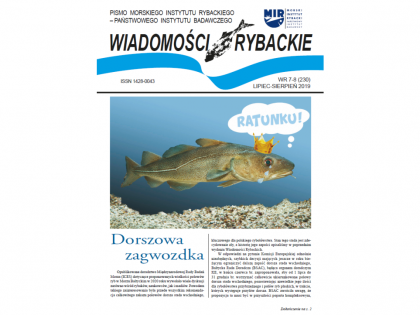 Najnowsze wydanie Wiadomości Rybackich nr 7-8 (230) 2019