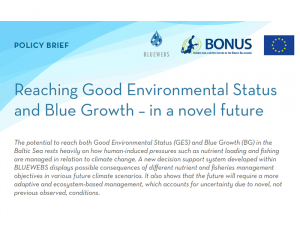 Summary of research conducted as part of the BLUEWEBS (BONUS-185) project (POLICY BRIEF)