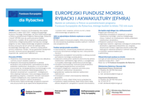 EUROPEJSKI FUNDUSZ MORSKI, RYBACKI I AKWAKULTURY (EFMRA)