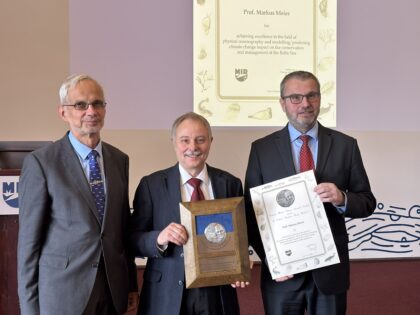 Prof. Markus Meier laureatem medalu im. prof. Kazimierza Demela