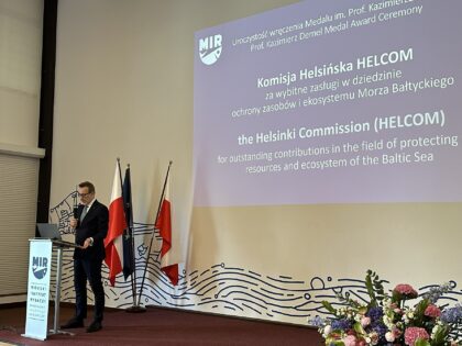 Komisja Helsińska HELCOM laureatem Medalu im. prof. Kazimierza Demela