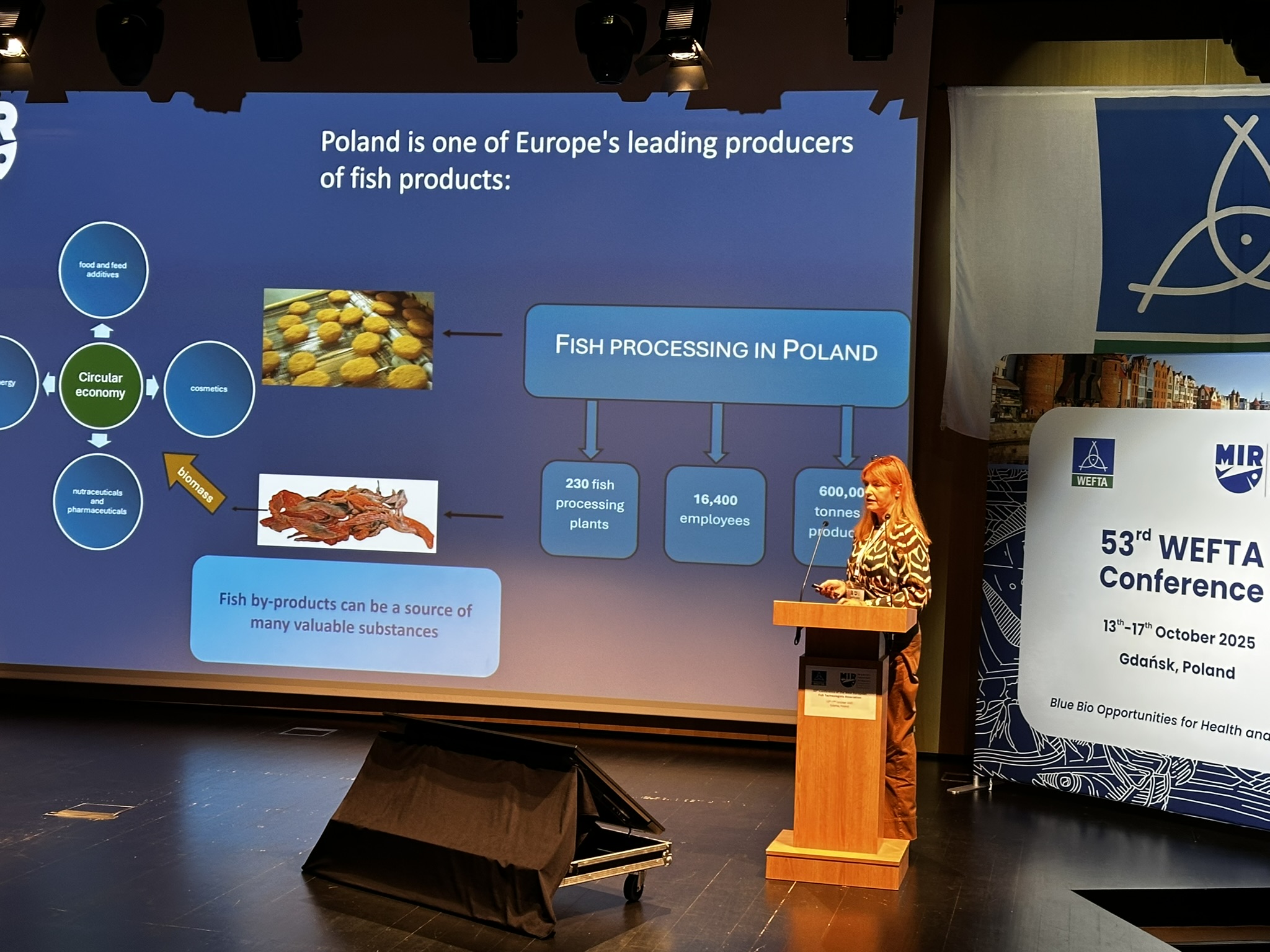 mgr inż. Małgorzata Malesa-Ciećwierz prezentująca wyniki badań