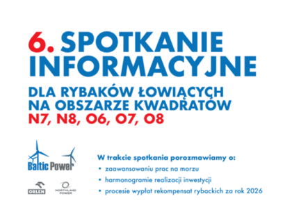 Spotkania informacyjne Baltic Power dla rybaków